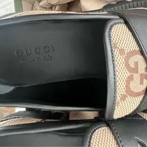Gucci | Shoes | Guccimaxi Gg Panelled Loafers Authentic Size 
